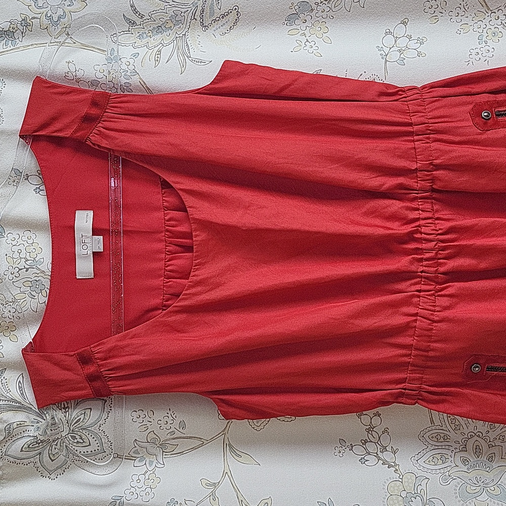 Loft Dress (2P), red-orange! - Picture 3 of 9